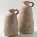 Ceramic Rustic Vase, 12.8" Large Flower Vases Home Decor for Pampas Farmhouse Decorative Pottery Clay Vase for Mantel Entryway Table Living Room Kitchen Bathroom Bedroom by CozyNest Decor