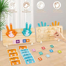 Educational Learning Number Toy for Toddler, Math Manipulatives Number Counting Blocks, Finger Counting Math Toys, Homeschool Supplies for Teaching Early Education Toys, Montessori Toy for Toddler by TinyTreasures Baby Boutique