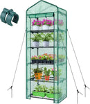 Mini Greenhouse for Indoor Outdoor: Ohuhu Small Plastic Plant Green House 5-Tier Rack Stand Portable Greenhouses with Durable PE Cover for Seedling, Ideal Gardening Gifts for Women Men by GreenHaven Gardens
