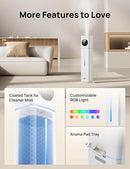 Dreo 11L Smart Humidifier Large Room 700 ft², 100H Cool Mist Air Humidifiers for Bedroom, Top-Fill Self-Cleaning Tank, 26dB, Auto Mode, Aroma Box, RGB Light, Remote & APP Control, Baby, Plant, Blue by TinyTreasures Baby Boutique