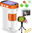 Microscope for Kids 1000x Magnification, 2.4-inch ScreenPocket Microscope with Photo and Video Recording (with Slide Kit) Portable Educational Gift by TinyTreasures Baby Boutique