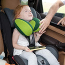 INFANZIA Kids Chin Supporting Travel Neck Pillow, Helps Support Head and Neck, Comfortably Designed for Head, Neck, and Chin Support - Gifts for Toddler/Child/Kids, Green by TinyTreasures Baby Boutique