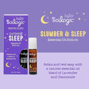 Oilogic Slumber & Sleep Roll-On Essential Oil for Babies & Toddlers - Gentle Aromatherapy Essential Oils, Mess-Free Comfort & Wellness Blends - Pediatrician-Tested Safe for Baby, .3 Fl Oz by TinyTreasures Baby Boutique