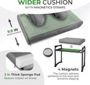 Garden Kneeler and Seat with Upgraded Wide & 3" Thick Kneeling Pad, Heavy Duty Garden Stool with 2 Large Tool Bags, Portable Bench for Planting, Weeding, Gardening Gifts for Women, Men, Seniors by GreenHaven Gardens