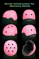 XJD Kids Bike Helmet,Multi-Sport Protective Gear Set for 3-5-8-14 Years Boys Girls with Knee and Elbow Pads Wrist Guards fit Roller Skates,Cycling,Skateboarding,Skating Scooter by TinyTreasures Baby Boutique