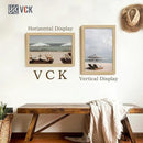 VCK 12x18 Oak Wood Frame for Poster & Picture, Natural Solid Wood Photo Frames 3 Pack, Wall Gallery Frame by CozyNest Decor