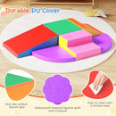 Lischwert Foam Climbing Blocks for Toddlers, Baby Climbing Blocks Soft Play Climbing for Toddlers with Foldable Block and Tunnel Indoor Climbing Toys for Toddler 1-3, 6 Pieces by TinyTreasures Baby Boutique