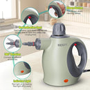 Multi-Surface Handheld Pressurized Steam Cleaner with 13 PCS Accessory ，Portable Steamer for Cleaning, Multipurpose Steam Cleaner for Home/Car/Bathroom/Grease/Upholstery/Floor/Grout and More (Green) by TinyTreasures Baby Boutique