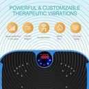AXV Vibration Plate Exercise Machine Whole Body Workout Vibrate Fitness Platform Lymphatic Drainage Machine for Weight Loss Shaping Toning Wellness Home Gyms Workout by CozyNest Decor
