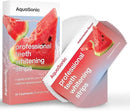 AquaSonic Professional Teeth Whitening Strips - Enamel Safe Teeth Whitening with Hydrogen Peroxide - Easy to Use, Non-Slip, Affordable & Effective (Watermelon) by CozyNest Decor