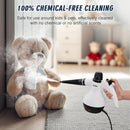 Handheld Steam Cleaner, Steamer for Cleaning, Multipurpose Portable Steam Cleaners for Home Use with Safety Lock and 10 Accessory Kit to Remove Grime, Grease, and More, Save Time and Effort by TinyTreasures Baby Boutique