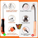 Weed Removal Tool，Portable Garden Weeder Tool，2024 New Manganese Steel Weed Puller Tool with Rubber Handle for Vegetable Gardening Garden Yard Farm Farm Planting & Uprooting Weeding Tool by GreenHaven Gardens