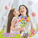 Plunack Flower Bouquet Craft Kits for Kids Age 4-8, Flower Press Kit DIY Flowers Making Toy for 4 5 6 7 Year Old Girls Arts & Crafts Toys Educational Handmade Activity Set, Birthday Gift for Girls 3+ by TinyTreasures Baby Boutique