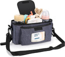 Accmor Universal Stroller Organizer with Insulated Cup Holder and Shoulder Strap, Stroller Bag Caddy Organizer Stroller Accessories for Uppababy, Baby Jogger, Nuna, Doona, Britax Strollers by TinyTreasures Baby Boutique