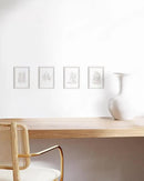 HAUS AND HUES Standalone White Oak Frame Set of 4-4x6 by CozyNest Decor
