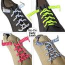 FOOTMATTERS Curly No Tie Shoe Laces - Elastic Spring Laces by CozyNest Decor