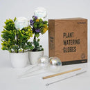 4 Pcs Iridescent Self Watering Globes, Glass Rainbow Plant Watering Globes, Self Watering Planter Insert, Automatic Plant Waterer Indoor, Plant Watering Devices, Plant Water Globes, Watering Bulb by GreenHaven Gardens