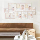 Homeforia 12x18 Picture Frame Rose Gold, High End Metal 12x18 Poster Frames with Mat 8.5x11 in Photo, 12 x 18 Rose Gold Frame Matted to 8.5 by 11 Print, 18x12 Frame, Tempered Glass, Wall Kit, Set of 1 by CozyNest Decor