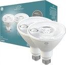 GE LED+ Motion Sensor LED Light Bulbs, 14W, PAR38 Outdoor Security Floodlights, Warm White, CAC (2 Pack) by GreenHaven Gardens