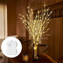 Birchlitland Lighted Birch Branches 32IN 100 LED with Timer Battery Operated, Artificial Tree Branch with Warm,Willow Branch Lights for Home Bedroom Fireplace Christmas Holiday Decoration by CozyNest Decor