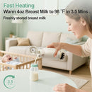 Portable Bottle Warmer for Travel, Formula Warmer On The Go, Milk Warmer for Breastmilk Water Soup, with Fast Heating & Long Battery Life, 17 OZ to Meet Your All-Day Needs, for Outdoor, Car, Journey by TinyTreasures Baby Boutique