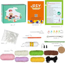 RoseFlower Crochet Kit for Beginners, 4 Pack Potted Plants Crochets Starter Kits with Step-by-Step Video Tutorials, DIY Craft Knitting Crochet Animals Set for Kids Adult by TinyTreasures Baby Boutique