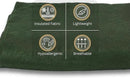 LATITUDE ZERO; Camping Alpaca Wool Throw Blanket | Warm, Ultra-Soft, Breathable, Non-Itchy Outdoor Blanket-Throw | Hypoallergenic and Beautiful Fabric (Army Green) by CozyNest Decor