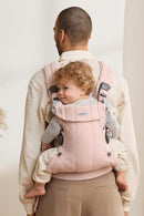 BabyBjörn Baby Carrier Harmony, Light Pink, Woven Mélange | 3-in-1 Ergonomic Baby Carrier; Newborn, Facing-in, Outward-Facing, and Back Carrying Positions Supported (7-40 lbs), Newborn to Toddler by TinyTreasures Baby Boutique