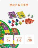 SimplyFun Whirly’s World - Educational Board Game for Kids - Math Game to Teach Concept of Even & Odds - 2-6 Players, Ages 6 & Up by TinyTreasures Baby Boutique