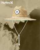Hurley Women's Straw Hats - Real Straw Hat Medium Brim and Adjustable Chin Strap by GreenHaven Gardens