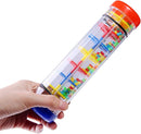 2 Pack Rainmaker Rain Stick Musical Instrument for Babies, Toddlers and Kids, 8 Inch Rainfall Rattle Tube Rainstick Shaker Toy by TinyTreasures Baby Boutique