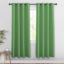 NICETOWN Blackout 78 inch Curtains for Doorway 2 Panels Set, Grommet Thermal Insulated Room Darkening Door Curtains Sound Reducing for Bedroom/Home Office, Forest Green, W52 x L78 by TinyTreasures Baby Boutique
