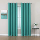 ChrisDowa Grommet Room Darkening Curtains for Bedroom and Living Room - 2 Panels Set Thermal Insulated Blackout Curtains (Teal, 52W x 72L) by CozyNest Decor