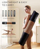 HAPBEAR Large Cork Yoga Mat - 72"x36" Wide Non-Slip for Home Workout, Yoga, Pilates & Stretching - 6mm Cushioned Support - Eco-Friendly & Durable - Bonus Resistance Bands & Carry Bag Included by TinyTreasures Baby Boutique