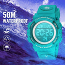 Kids Watch,Boys Watch for 3-15 Year Old Boys,Digital Sport Outdoor Multifunctional Chronograph LED 50 M Waterproof Alarm Calendar Analog Watch for Children with Silicone Band,Kids Gift by TinyTreasures Baby Boutique