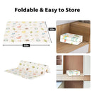 Baby Play Mat, 50 x 50 Inch Play Mat Perfect for Use Baby Playpen, Foldable Baby Foam Playmat for Floor, Portable Waterproof Activity PlayMats for Babies, Infants and Toddlers by TinyTreasures Baby Boutique