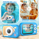 Kids Camera Waterproof, IP68 Underwater Camera for Kids Aged 3-12, HD Kids Digital Camera with 1080P Video Recording, Durable ABS Material, Pool Toys for Boys Girls with 32GB Card(Blue) by TinyTreasures Baby Boutique