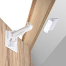 Upgraded Invisible Baby Proofing Cabinet Latch Locks (10 Pack) - No Drilling or Tools Required for Installation, Works with Most Cabinets and Drawers, Works with Countertop Overhangs, Highly Secure by TinyTreasures Baby Boutique