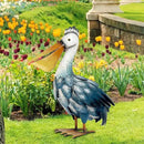Kircust Pelican Statues, Garden Outdoor Decor Yard Art, Coastal Ocean Metal Bird Sculpture Ornament for Backyard Porch Patio Pond Decorations by GreenHaven Gardens
