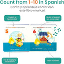 Binibi Spanish Musical Book - Counting at The Market | Bilingual Children's Book for Babies & Toddlers 1-3 | Libro en Espanol para Bebes by TinyTreasures Baby Boutique