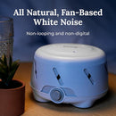 Yogasleep Dohm UNO White Noise Sound Machine (White) with Real Fan Inside for Non-Looping White Noise, for Travel, Office Privacy, Meditation, Sleep Aid for Adults & Baby, Registry Gift by TinyTreasures Baby Boutique