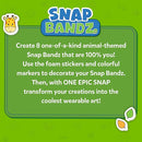 Skillmatics Craft Activity - Snap Bandz, Animals, DIY Jewelry Art & Craft Activity, Mess-Free, Creative Kit, 8 Bands (8.6"), Gifts for Boys & Girls Ages 4, 5, 6, 7, 8, 9, 10 by TinyTreasures Baby Boutique