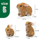 Bunny Decor Yard Decorations Outdoor Set of 3, Bunny Decorations for Home Garden Outdoor Statues, Easter Rabbit Figurines mom Gifts by CozyNest Decor