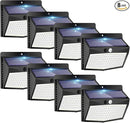 Solar Lights Outdoor, [138 LED/8 Packs] Solar Motion Sensor Security Lights with 3 Lighting Modes Solar Wall Lights Waterproof Solar Powered Lights Outside for Garden Fence Yard Deck Garage by GreenHaven Gardens