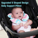 KAKIBLIN Baby Head Pillow,Support Pillow, Baby Travel Pillow for Head and Neck, Babies Neck Pillows for Car Seat,Pushchair,Travel(Wave) by TinyTreasures Baby Boutique