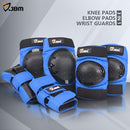 JBM Adult & Kids Knee Pads Elbow Pads and Wrist Guards for Inline Skating, Roller Skating, Skateboarding, Scootering by TinyTreasures Baby Boutique