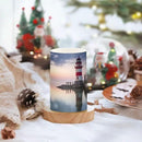 Lighthouse Flameless Candles with Remote Control and Timer, Adjustable Brightness Long Lasting Battery Operated LED Pillar Candles for Indoor Outdoor Party Home Decor, 2 Pack by GreenHaven Gardens