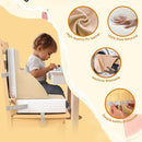 Toddler Booster Seat, Baby Booster for Dining Table, Travel Toddler Chair with Adjustable Straps, Portable Kitchen Booster for Baby, Compact Design, Easy to Clean by TinyTreasures Baby Boutique