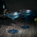 Champagne Coupes 12oz -  (2, Cobalt Blue)