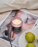 M&SENSE Lavender Citrus Scented Candle, Natural Soy Wax for Home Scented, Stress Relief 7.05oz 50H Burn Time Aromatherapy Candle Gift for Mom Friends Teacher & Spa Bath Yoga by CozyNest Decor